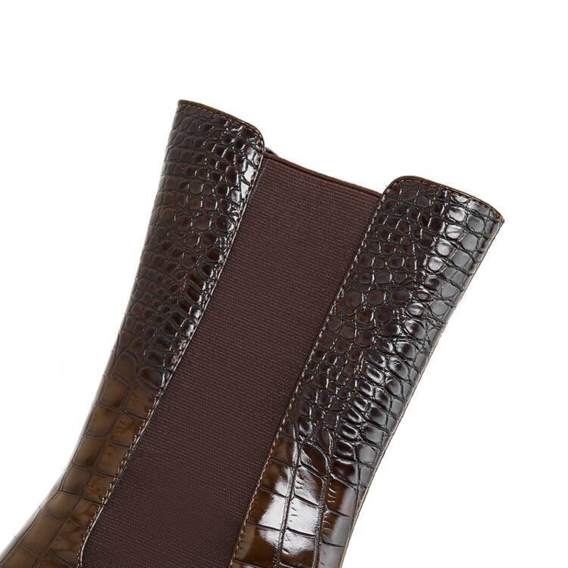 Platform Ankle Boots for Women | Pull On Lug Sole Winter Ready Comfort