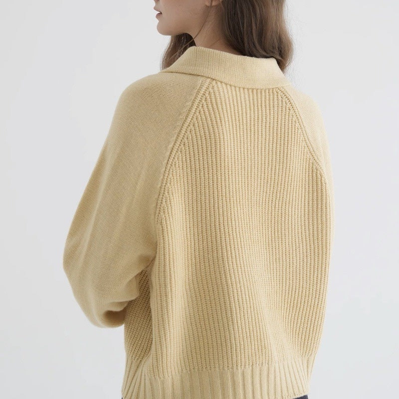 Button Front Cardigan for Women | Ribbed Cropped Fall & Winter 2026