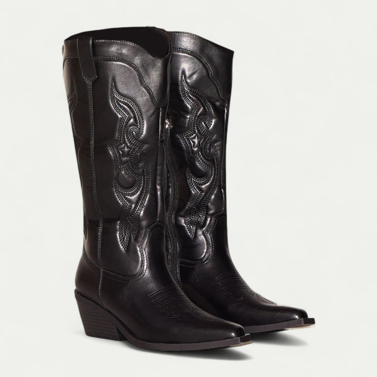 Pointed Toe Winter Boots for Women | Flat Low Heel
