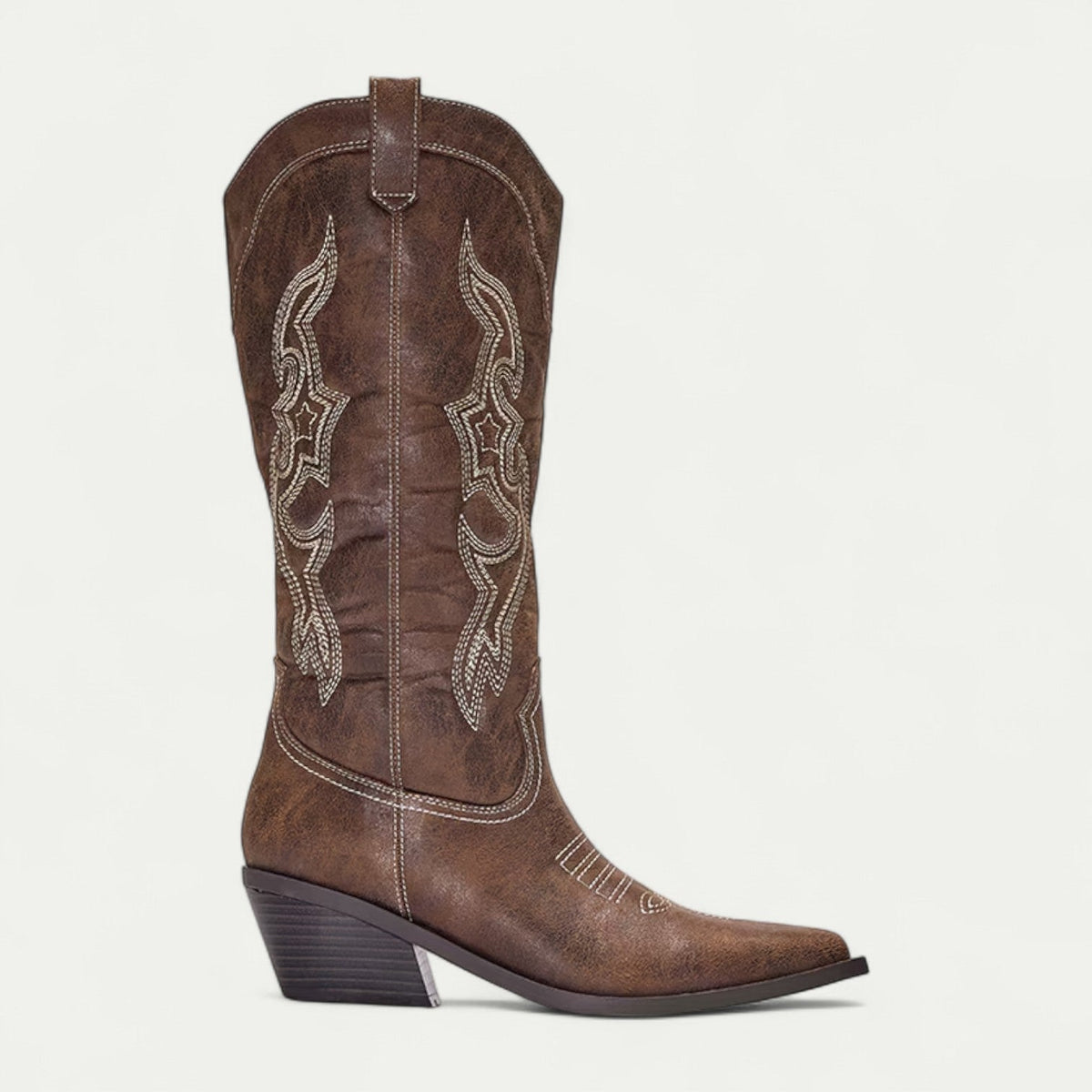 Pointed Toe Winter Boots for Women | Flat Low Heel