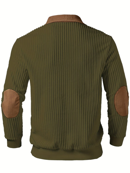 Half Zip Sweater for Women | Ribbed Funnel Neck Cosy Winter Style