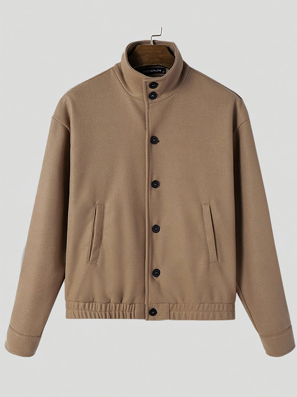 Warm Bomber Jacket for Men | Button Front Cosy Winter Style