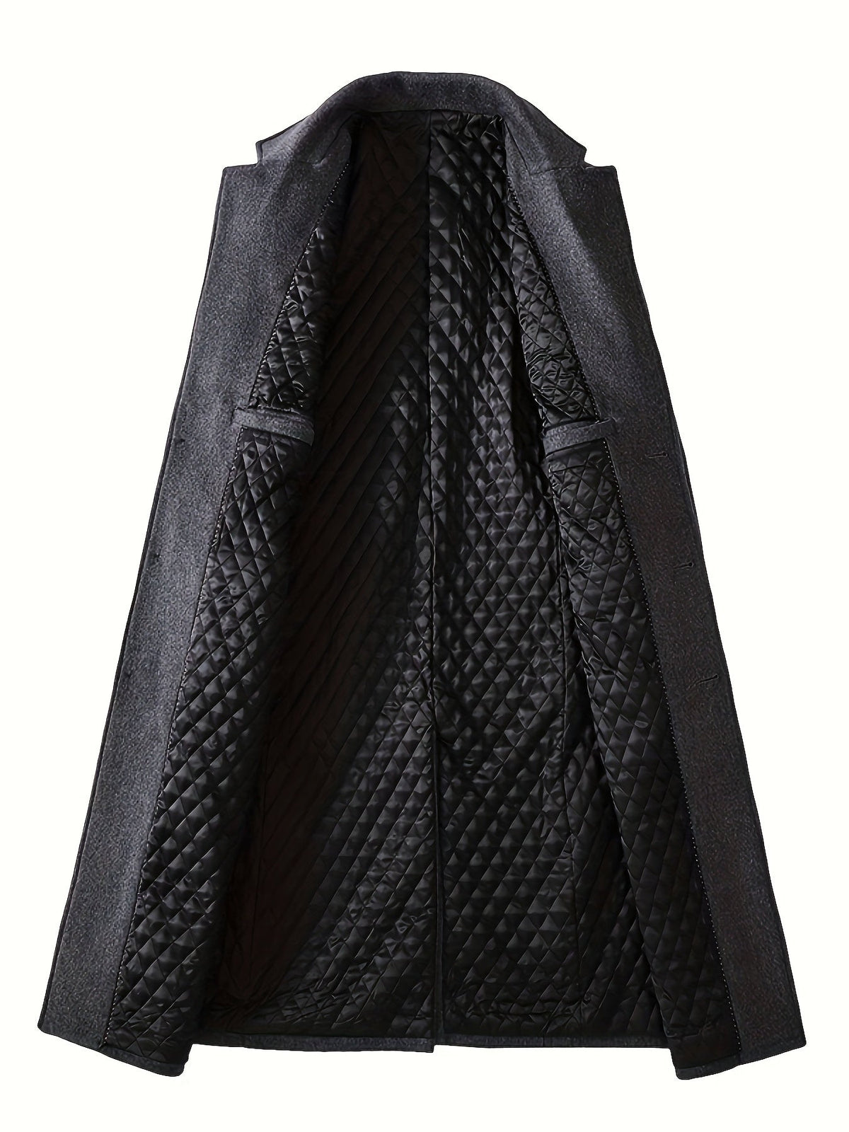 Cosy Winter Coat for Men | Button Front Cold Weather Ready