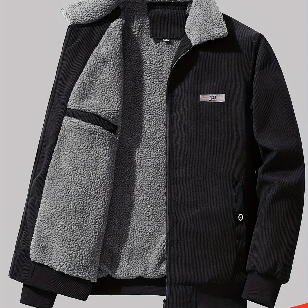Oversized Puffer Jacket for Men | Side Zip Fleece Lined Fall & Winter 2026