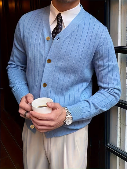 Oversized Cardigan for Men | Button Front Lightweight Cold Weather Ready