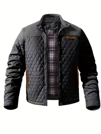 Quilted Puffer Jacket for Women | Funnel Neck Insulated Warm Winter Layer