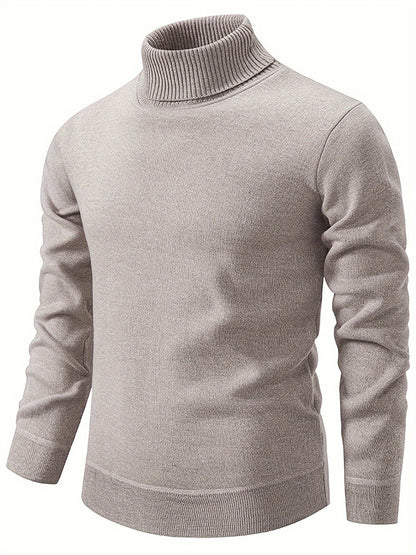 Turtleneck Sweater for Men | Ribbed Cosy Winter Style