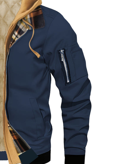 Hooded Winter Jacket for Women | Side Zip Ribbed Autumn Layering