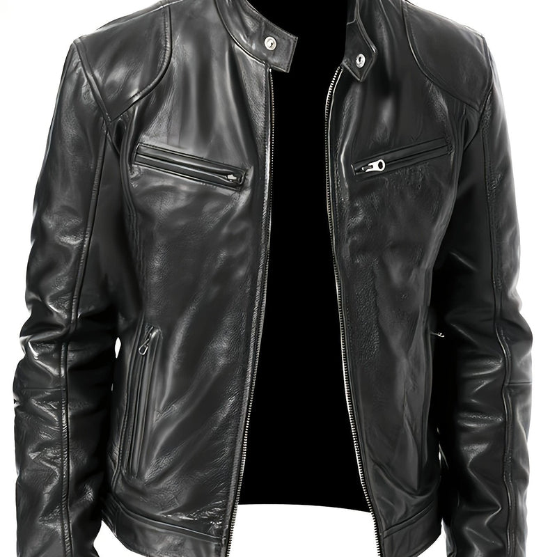 Everyday Winter Jacket for Men | Funnel Neck Full Zip Cold Weather Ready