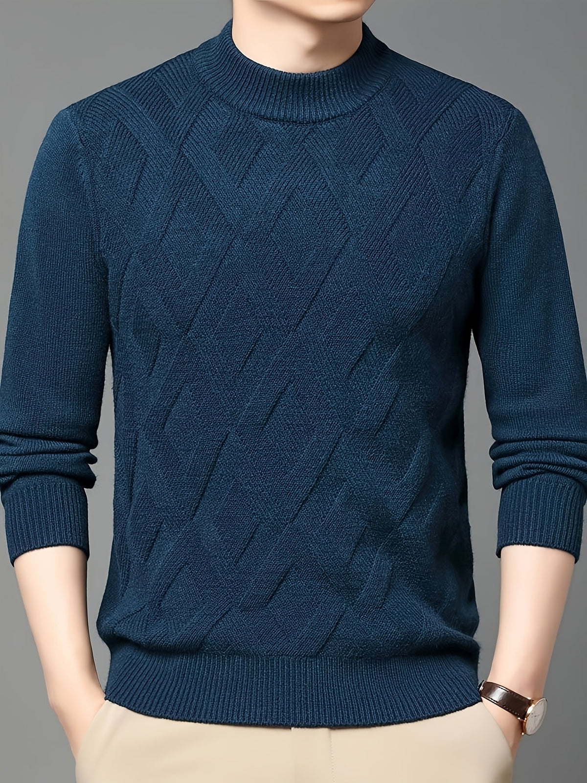 Everyday Sweater for Men | Ribbed Lightweight Autumn Layering
