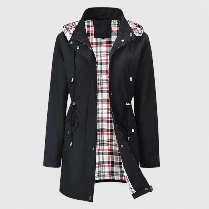 Hooded Winter Jacket for Women | Side Zip Autumn Layering