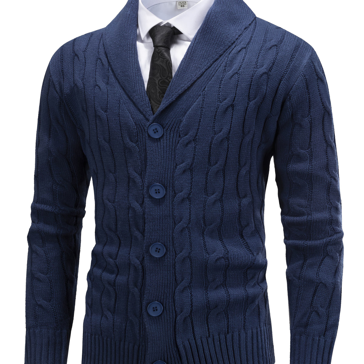 Cable Knit Cardigan for Men | Cold Weather Ready