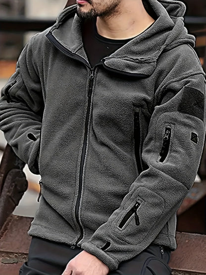 Hooded Winter Jacket for Men | Oversized Insulated Autumn Layering