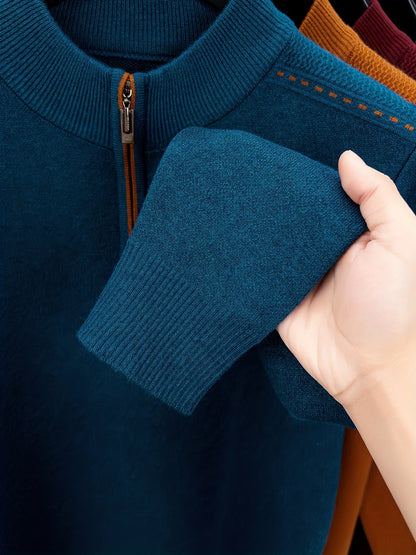 Half Zip Sweater for Women | Autumn Layering