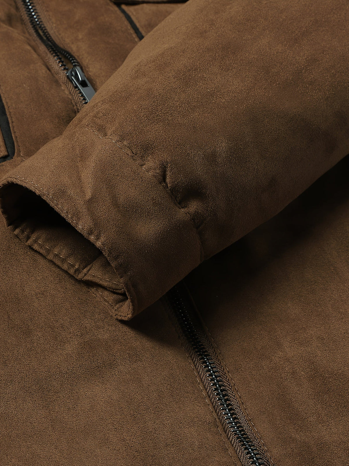Sherpa Fleece Jacket for Men | Side Zip Autumn Layering
