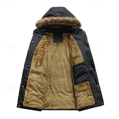 Hooded Puffer Jacket for Women | Fleece Lined Full Zip Autumn Layering