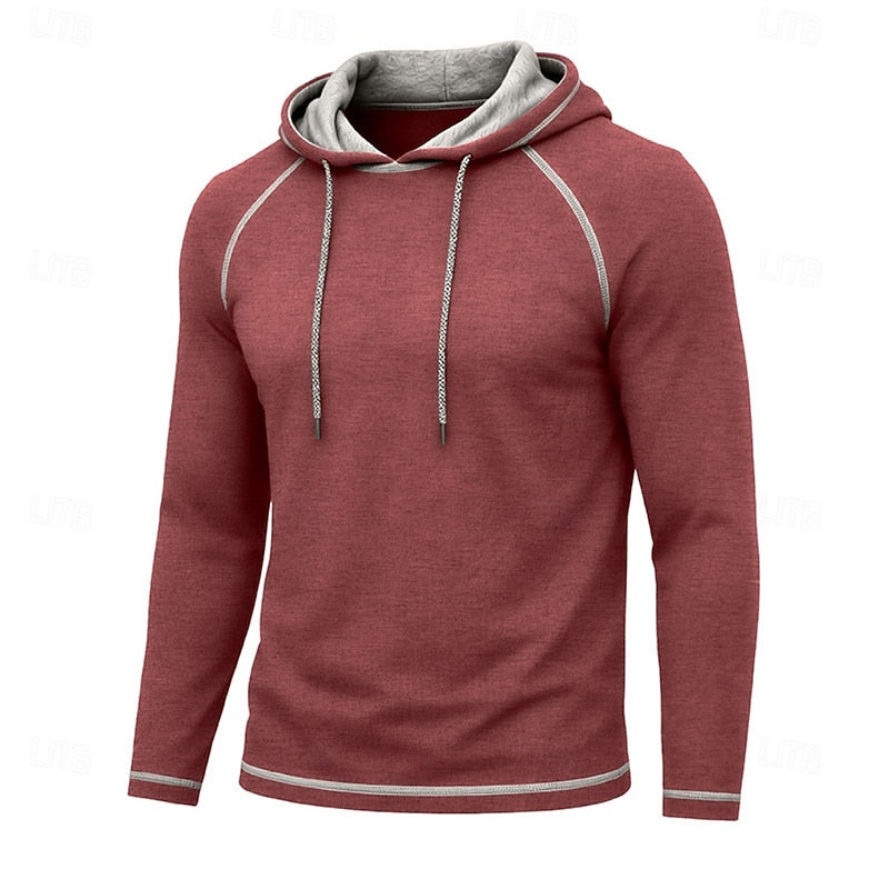 Hooded Hoodie for Men | Drawstring Cold Weather Ready