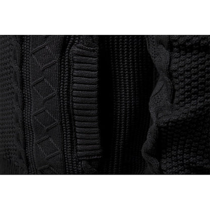 Insulated Cardigan for Men | Side Zip Funnel Neck Cosy Winter Style
