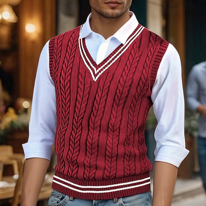 Classic Puffer Vest for Men | V Neck Cold Weather Ready