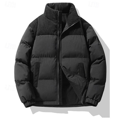 Insulated Puffer Jacket for Men | Funnel Neck Full Zip Fall & Winter 2026