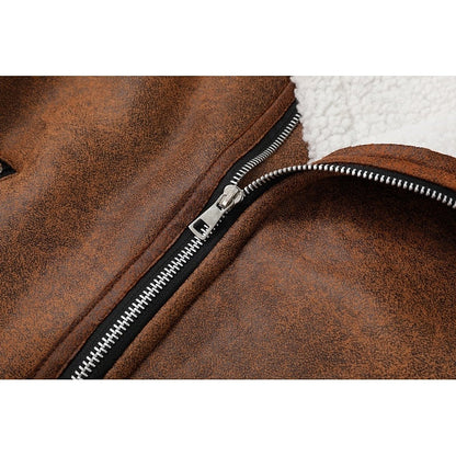 Fleece Lined Winter Jacket for Men | Oversized Full Zip Autumn Layering