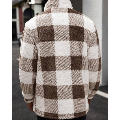 Plaid Winter Jacket for Men | Autumn Layering