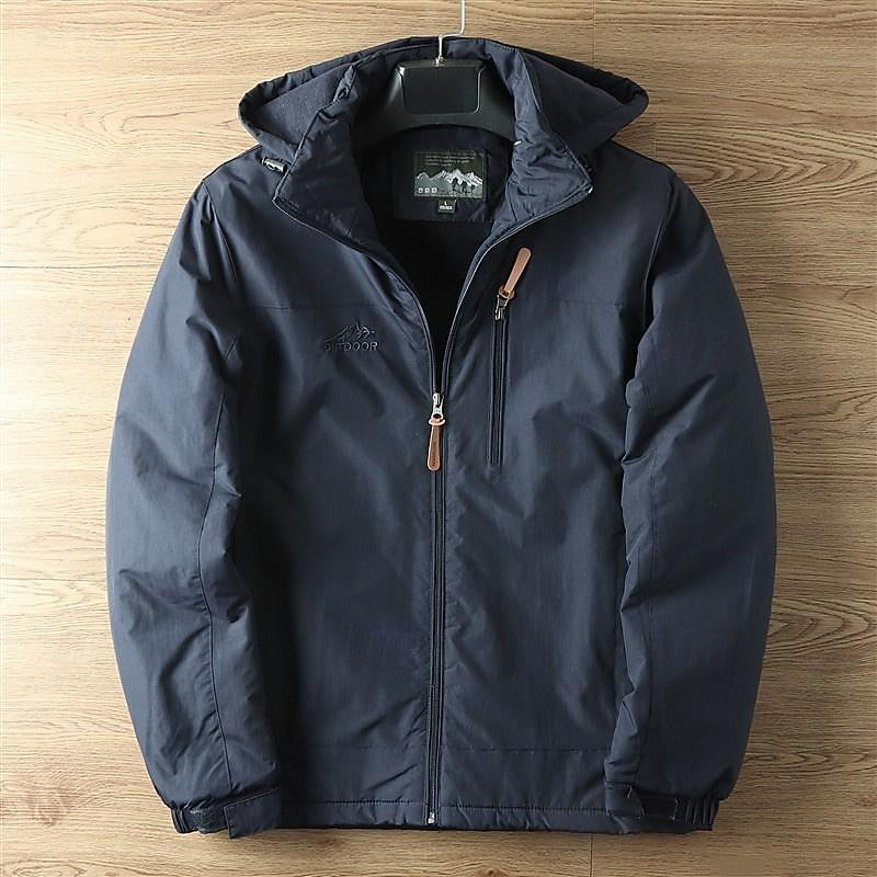 Hooded Winter Jacket for Men | Cold Weather Ready