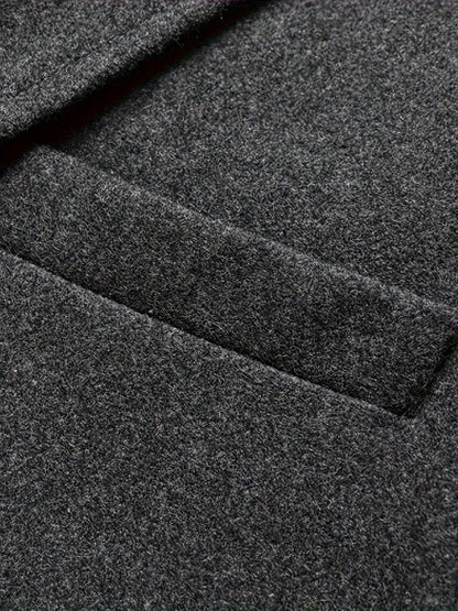 Cosy Winter Coat for Men | Button Front Cold Weather Ready