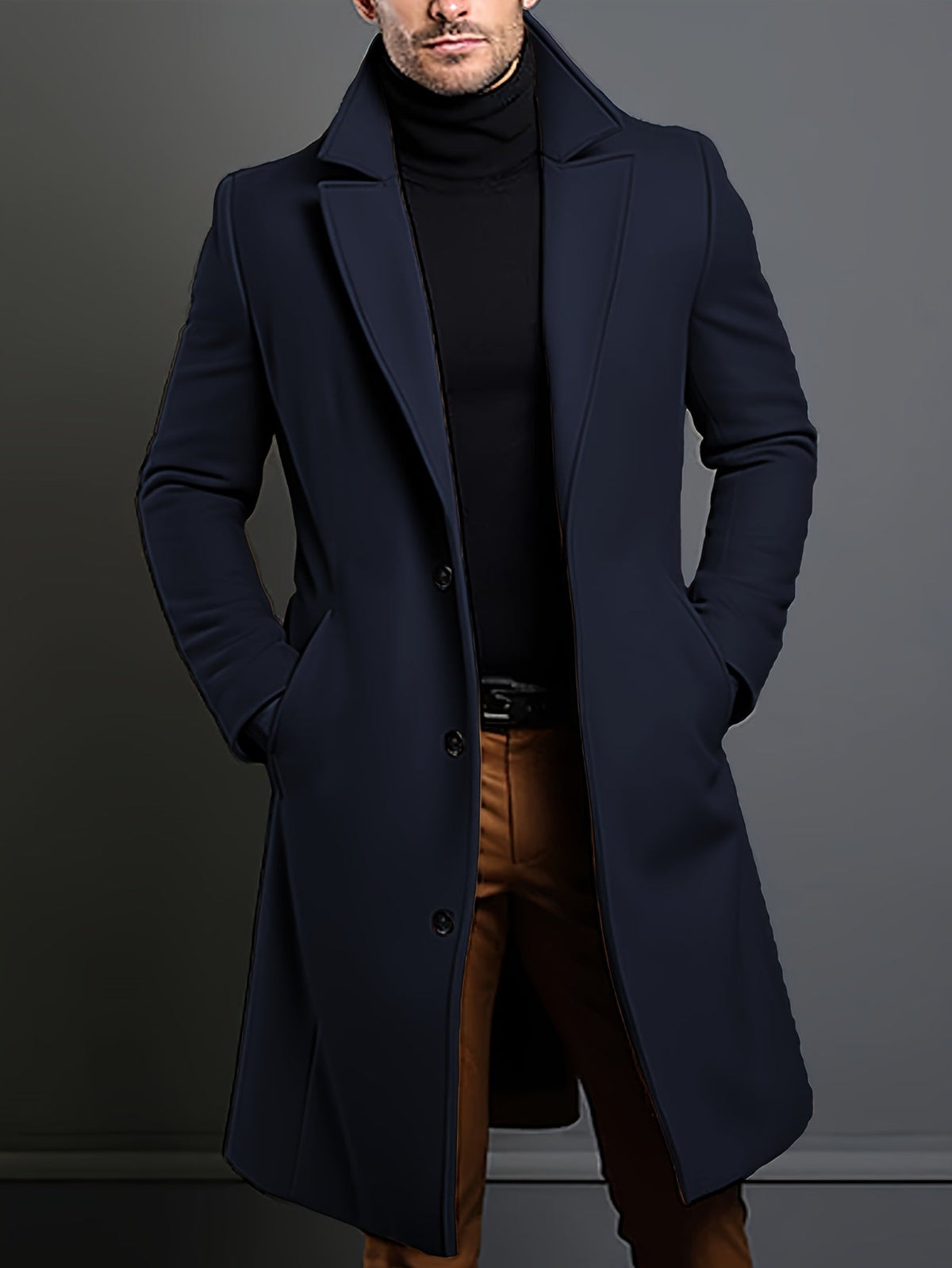 Longline Winter Coat for Women | Lapel Collar Cold Weather Ready