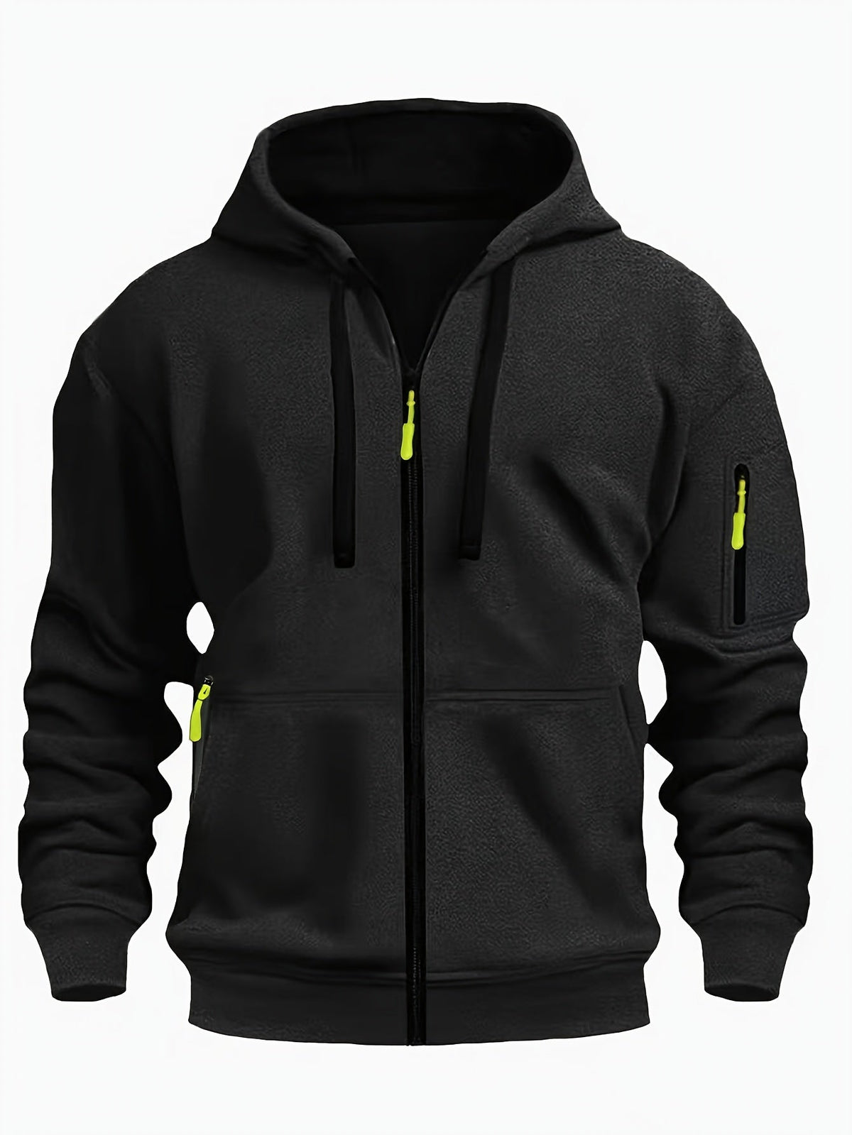 Hooded Hoodie for Women | Drawstring Full Zip Autumn Layering