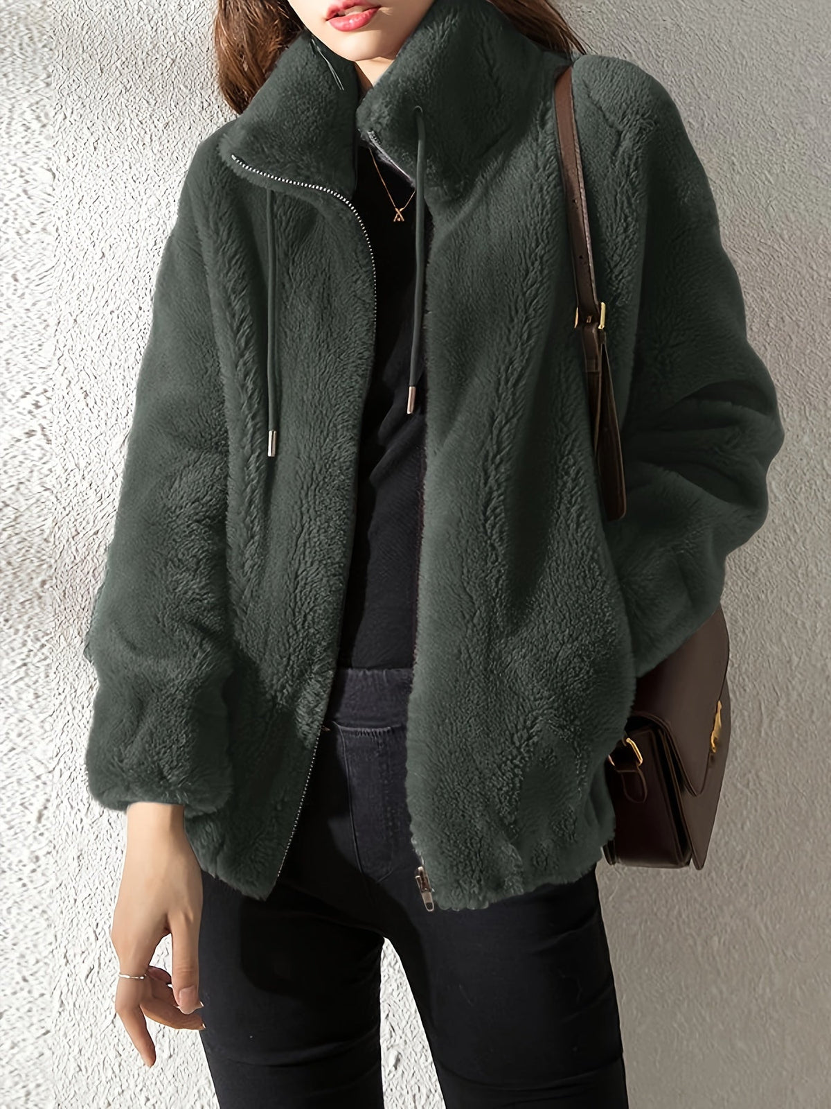Warm Sweater for Women | Full Zip Autumn Layering