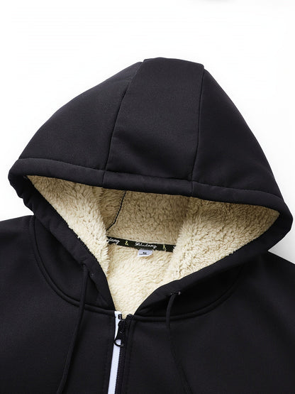 Fleece Lined Winter Jacket for Women | Side Zip Stretch Autumn Layering