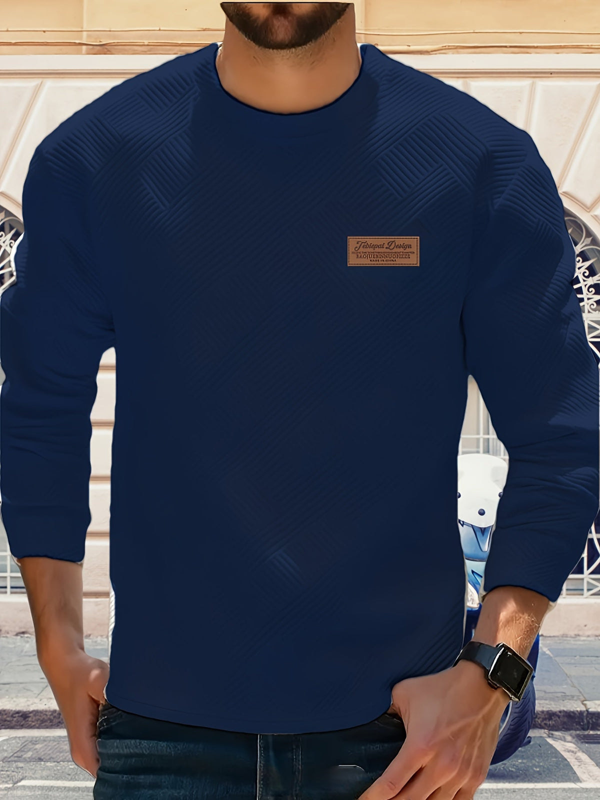 Warm Sweatshirt for Men | Crew Neck Cosy Winter Style