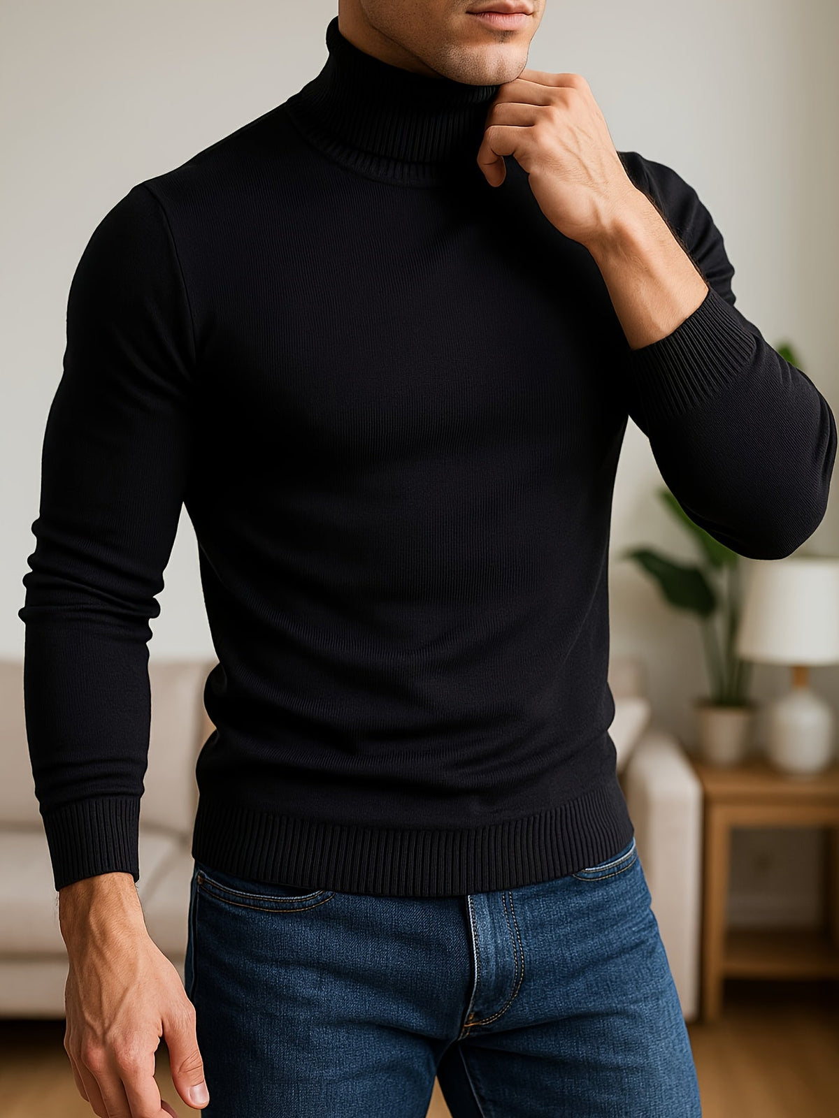 Turtleneck Sweater for Women | Ribbed Insulated Warm Winter Layer