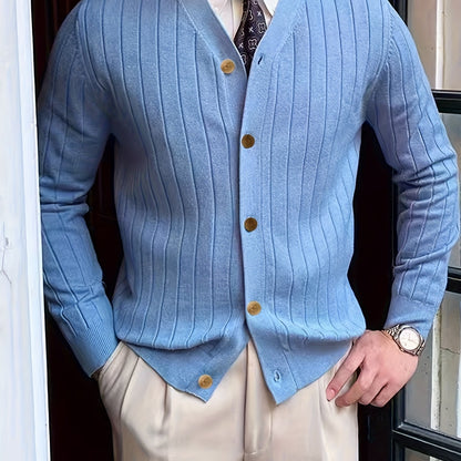 Oversized Cardigan for Men | Button Front Lightweight Cold Weather Ready