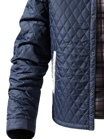 Quilted Puffer Jacket for Women | Funnel Neck Insulated Warm Winter Layer