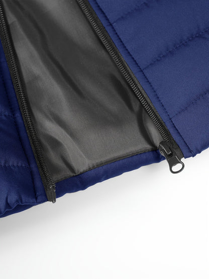 Lightweight Quilted Jacket for Men | Side Zip Cosy Winter Style