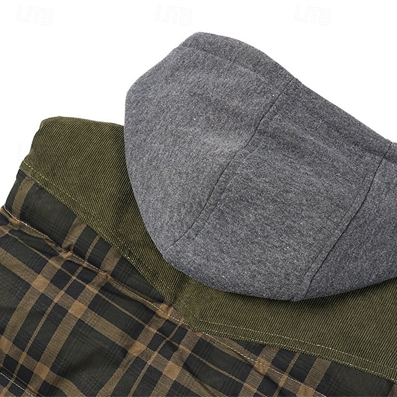 Hooded Puffer Jacket for Men | Quilted Insulated Cosy Winter Style