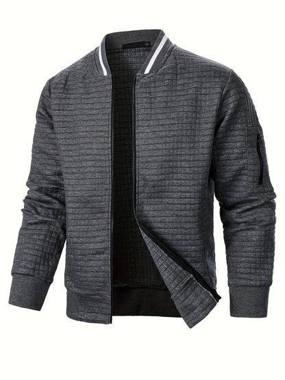 Warm Bomber Jacket for Women | Ribbed Funnel Neck Cold Weather Ready
