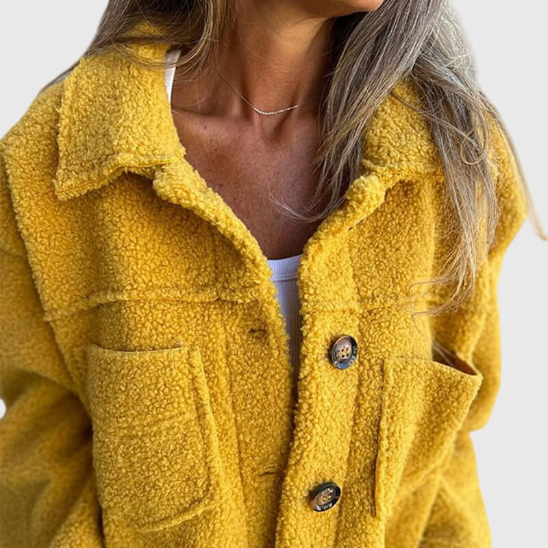Cosy Winter Jacket for Women | Button Front Cold Weather Ready