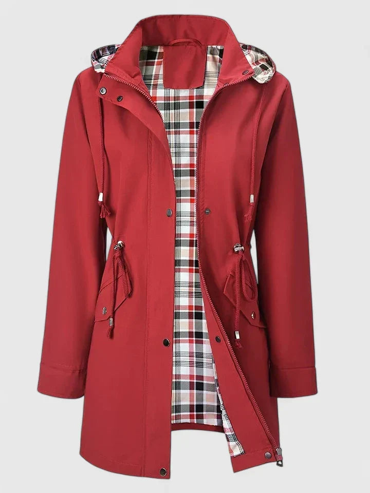 Hooded Winter Jacket for Women | Side Zip Autumn Layering