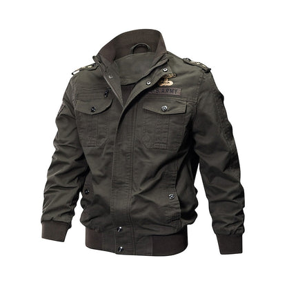 Insulated Winter Jacket for Men | Ribbed Full Zip Autumn Layering