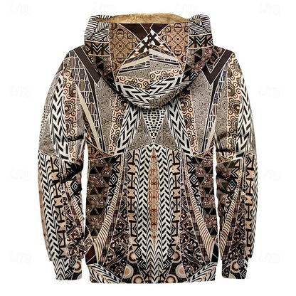 Hooded Winter Jacket for Men | Full Zip Cold Weather Ready