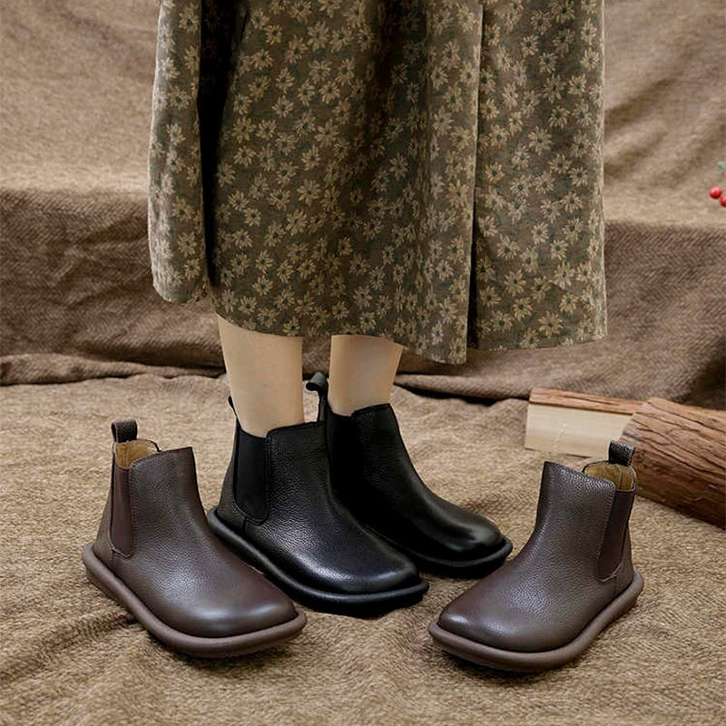 Classic Ankle Boots for Women | Pull On Flat Fall & Winter 2026