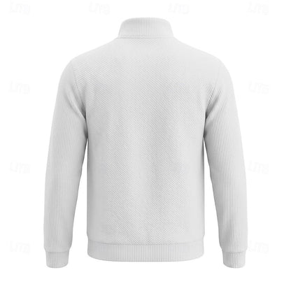 Half Zip Sweater for Men | Ribbed Fall & Winter 2026