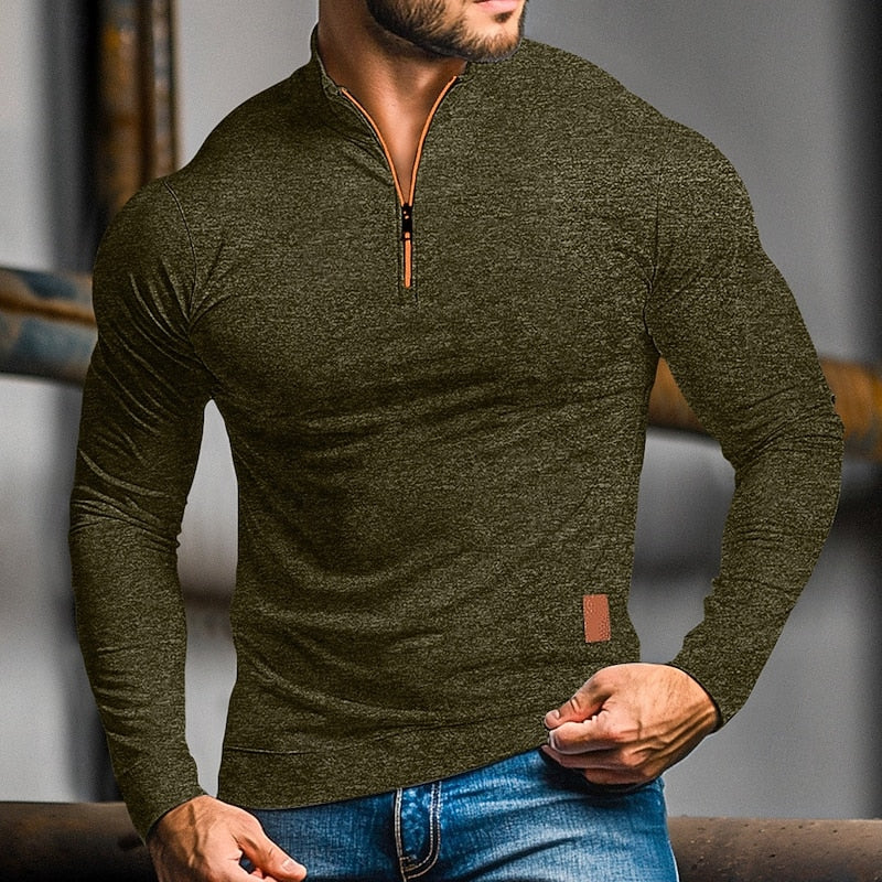 Everyday Shirt for Men | Half Zip Cosy Winter Style