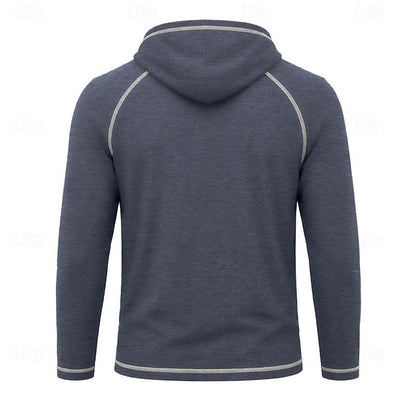 Hooded Hoodie for Men | Drawstring Cold Weather Ready