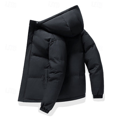 Hooded Puffer Jacket for Men | Insulated Winter Outerwear