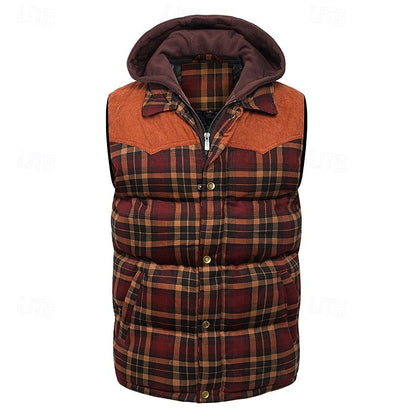 Hooded Puffer Jacket for Men | Quilted Insulated Cosy Winter Style