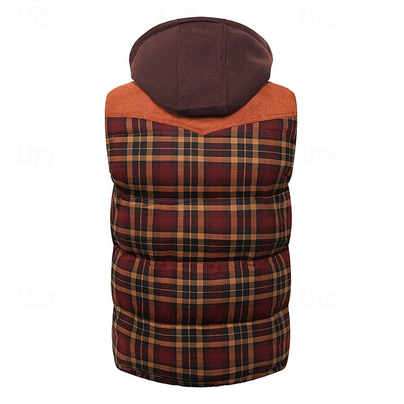 Hooded Puffer Jacket for Men | Quilted Insulated Cosy Winter Style